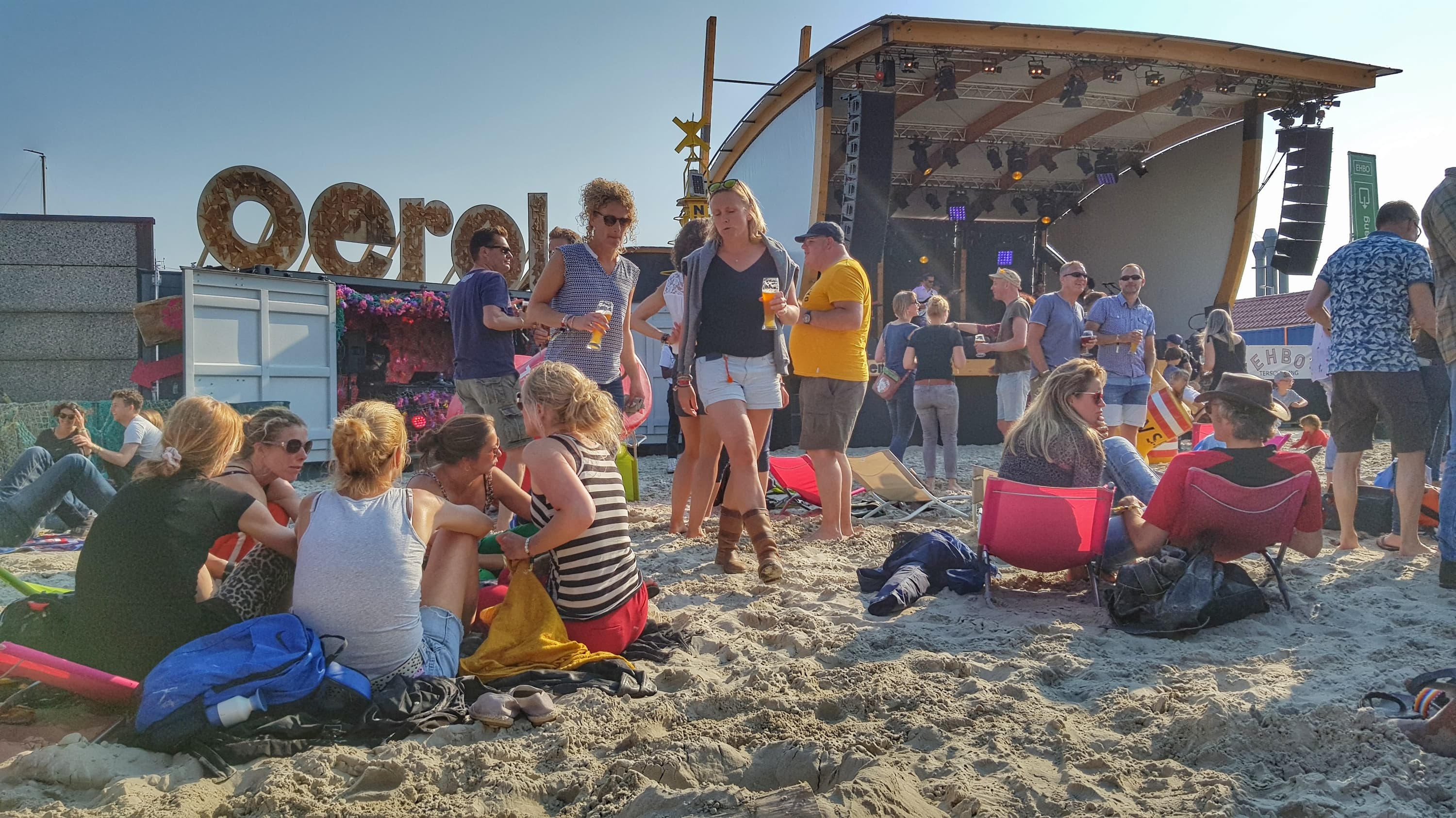 Overnachten tijdens oerol