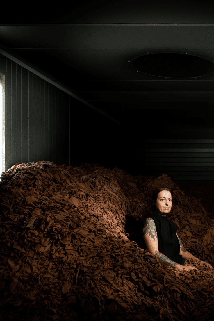 Ana Maria Fajardo - Shredding operator at Recover™ / Rooted in Circularity by Estela de Castro