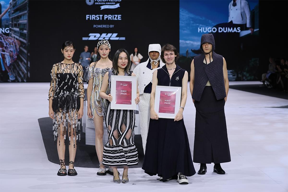French emerging designer Hugo Dumas wins Hugo Dumas wins Redress Design Awards 2025 with a capsule collection made using our RCotton fibers