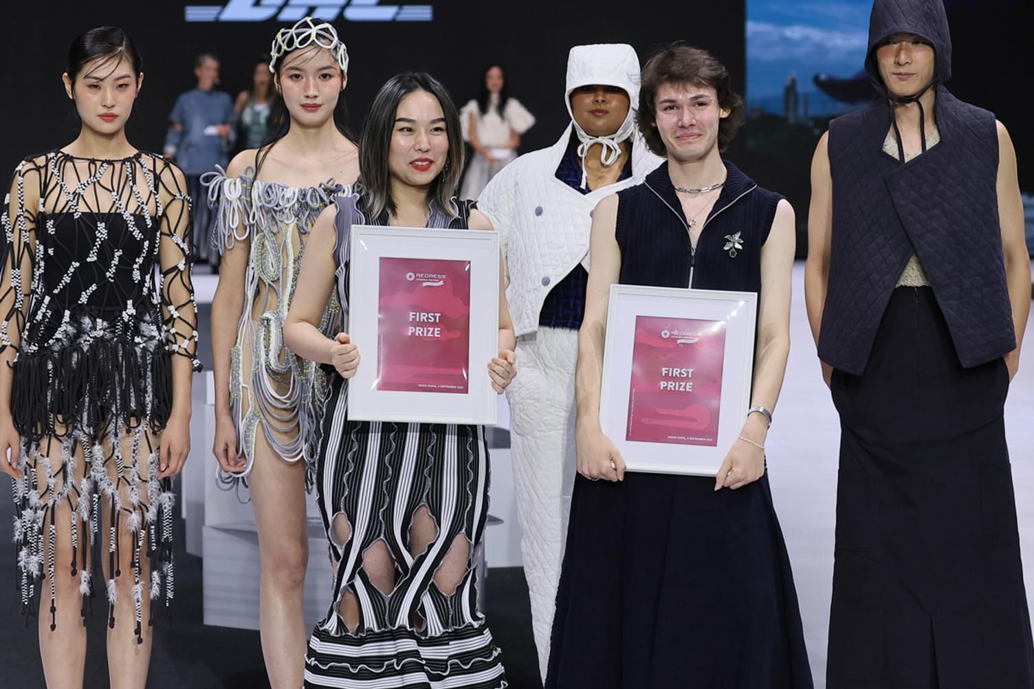 Hugo Dumas and Carla Zhang win the Redress Design Award 2025