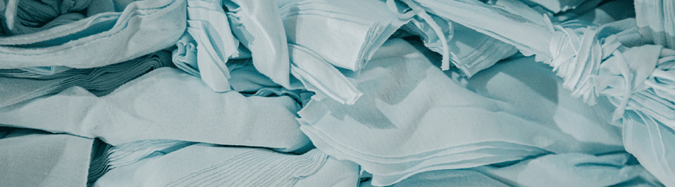 Post-industrial textile waste