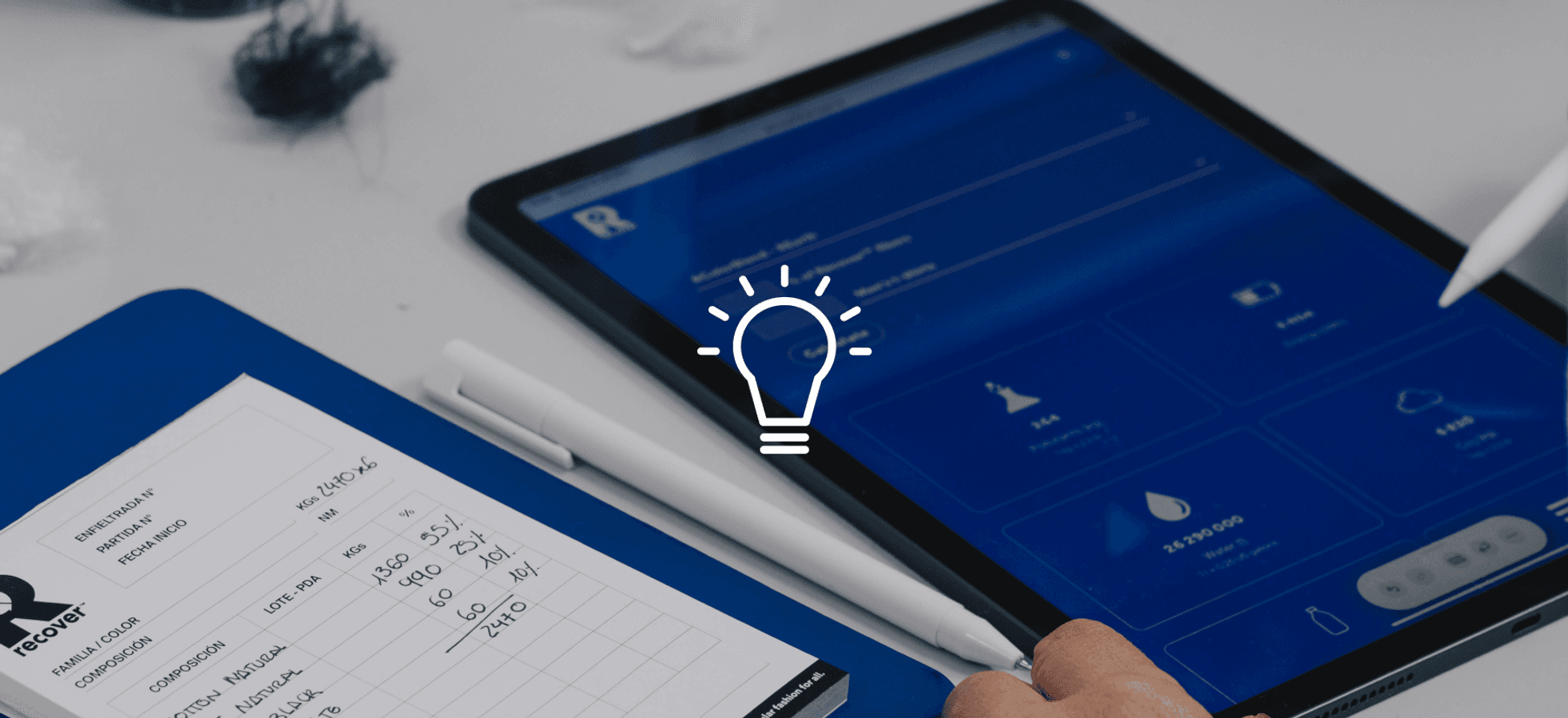 Picture of the Recover™ lab employees using our Impact calculator