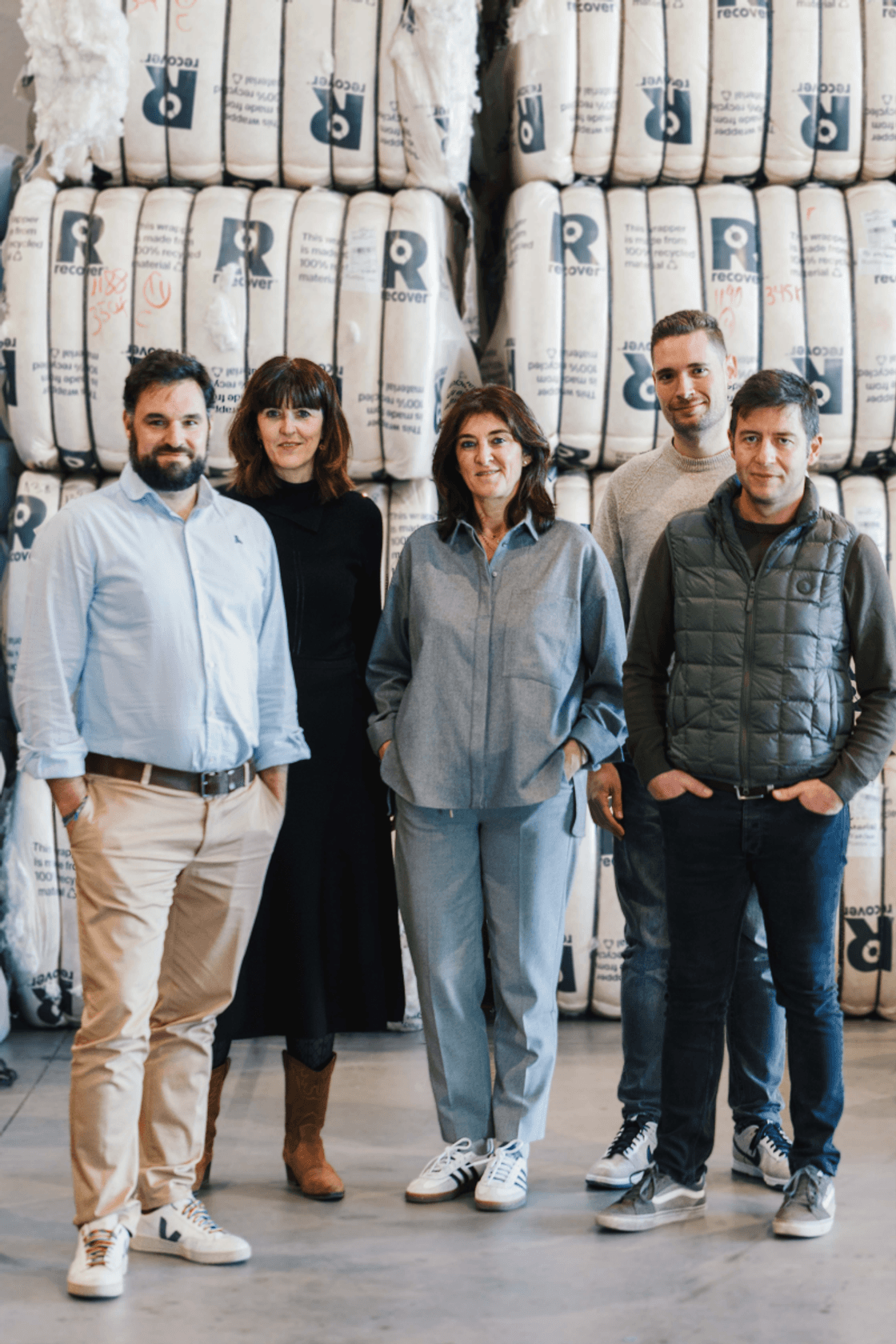 Picture of Recover's People & Talent team, led by Helena Domenech, in our facilities in Banyeres de Mariola, Spain