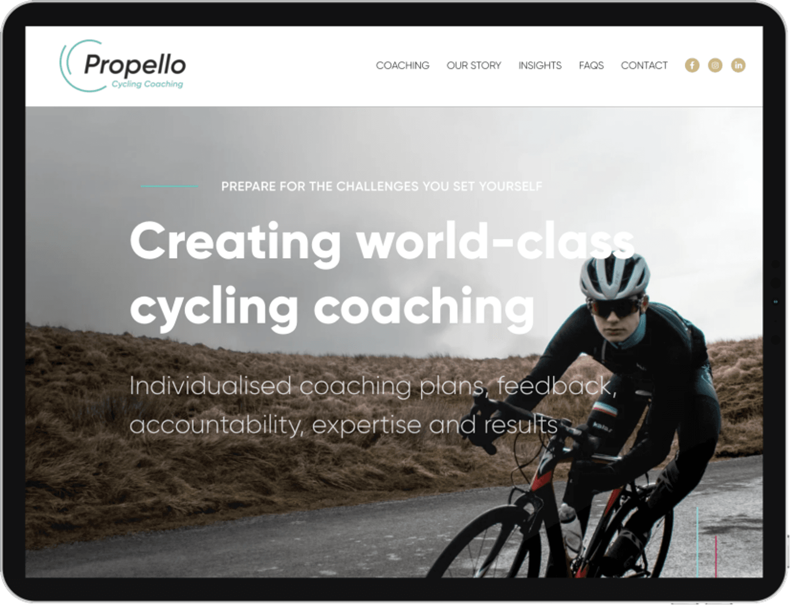 Propello landing page by webdna