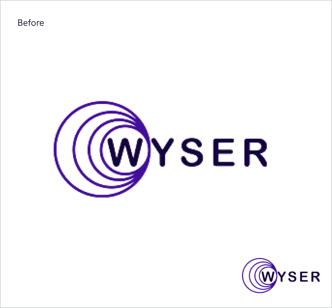 Wyser before logo