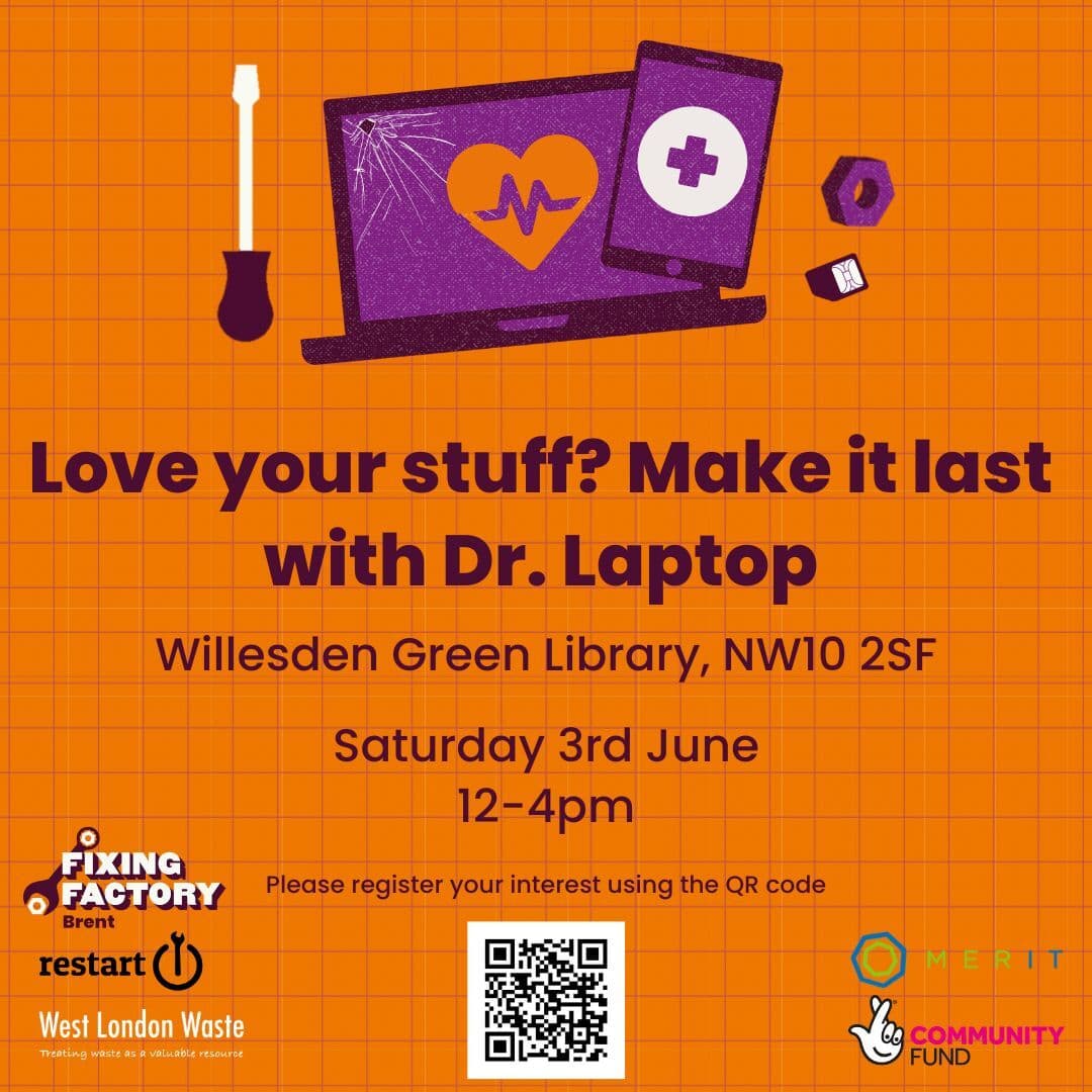 Dr Laptop Willesden Green Library 3rd June