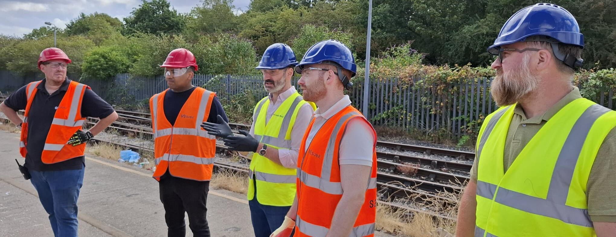 Danny Beales visits west london waste authority