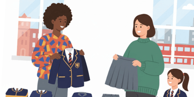 School uniform reuse network