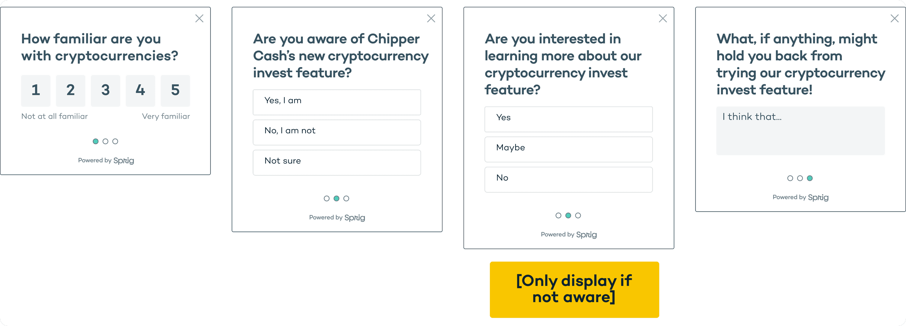 New Feature Adoption Microsurvey