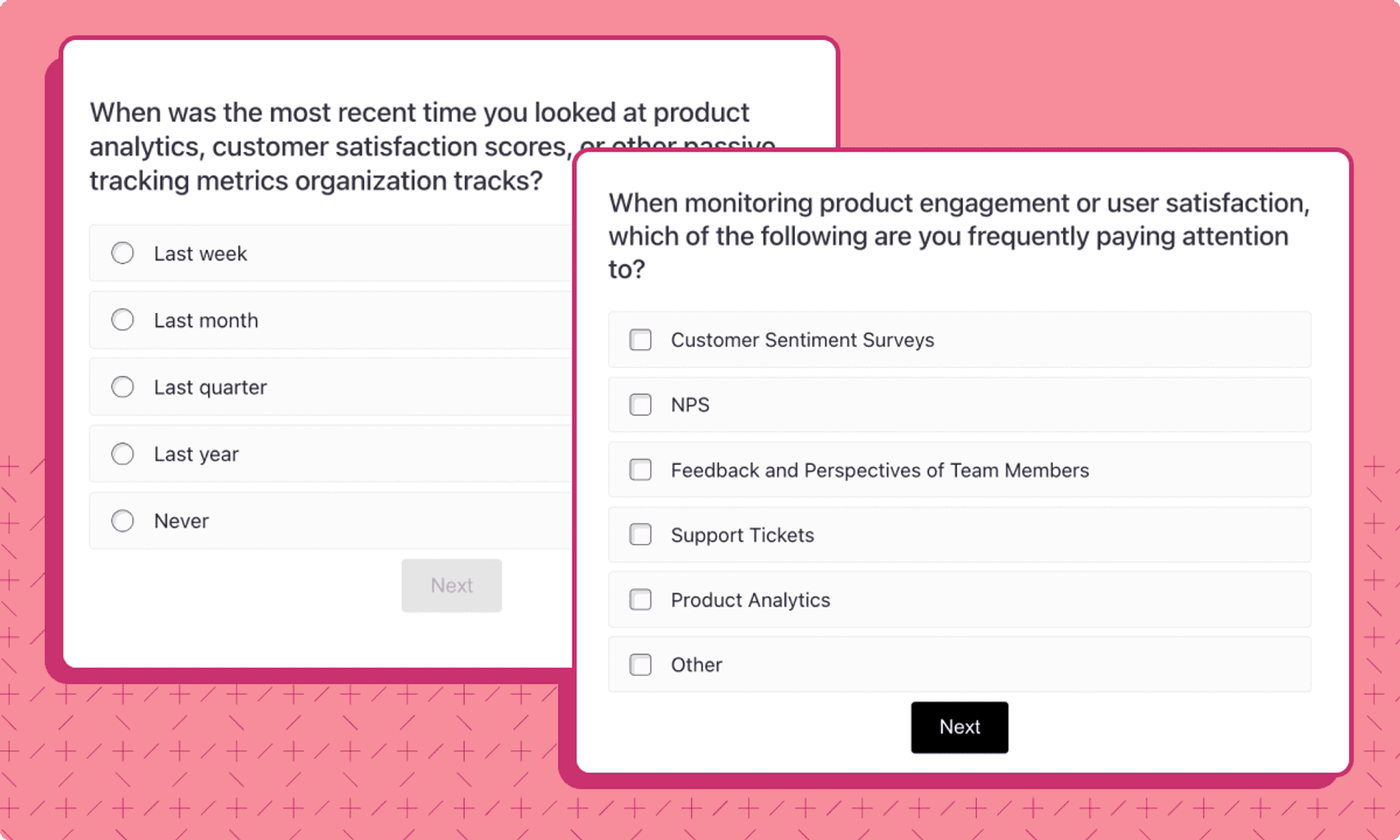 image of user researcher survey