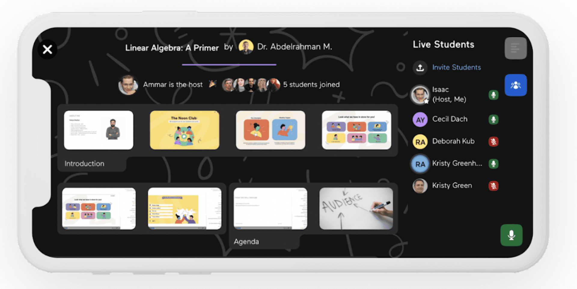 image of educational platform app
