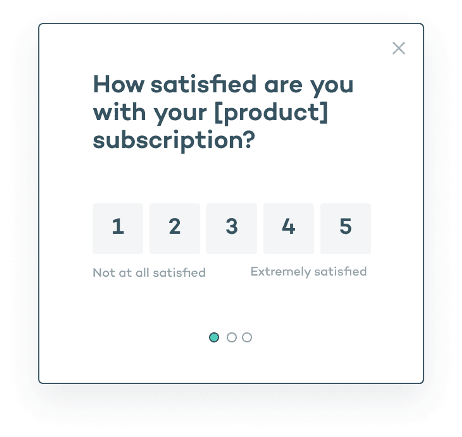 Measure subscriber satisfaction microsurvey template