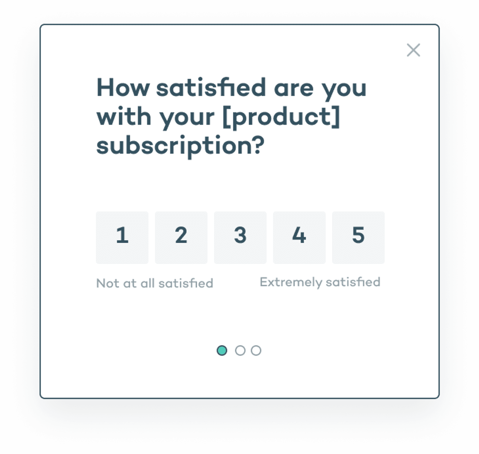 Measure subscriber satisfaction microsurvey template