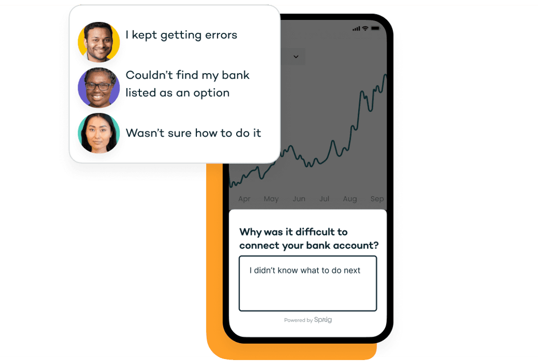 Sprig survey on a mobile device