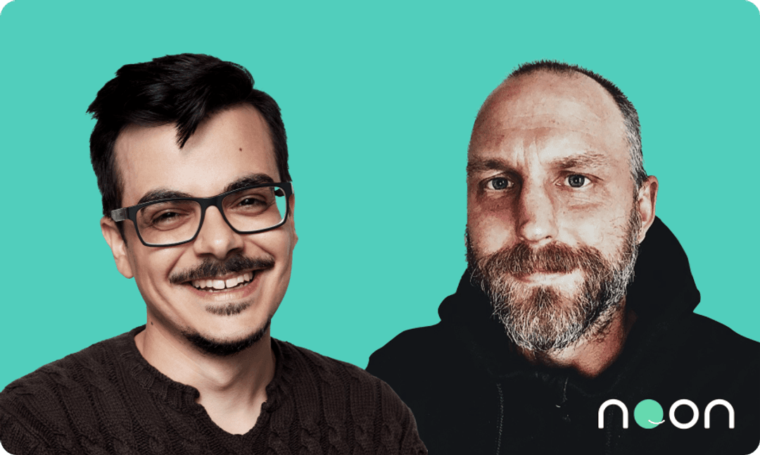 Ale Argenio and Garret Groszko from Noon Academy