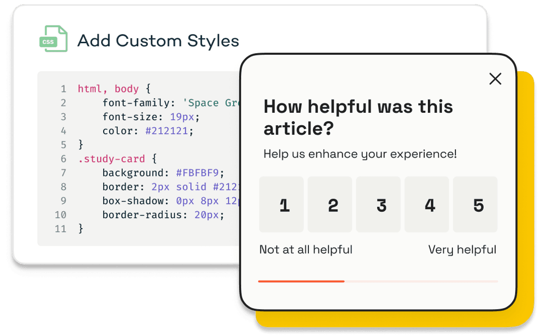 Customization with Sprig Surveys