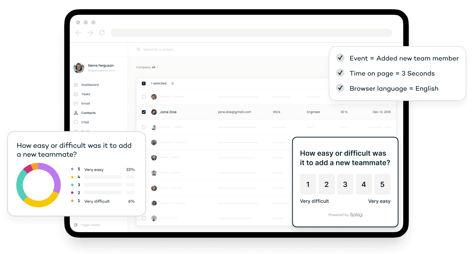 Image of in-product survey