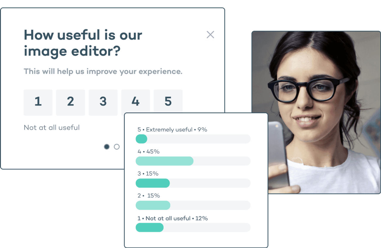 Survey asking the value of a product