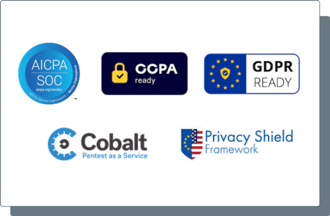 Security compliance logos