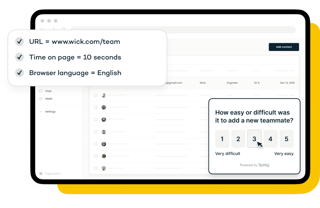 Visualization of surveys