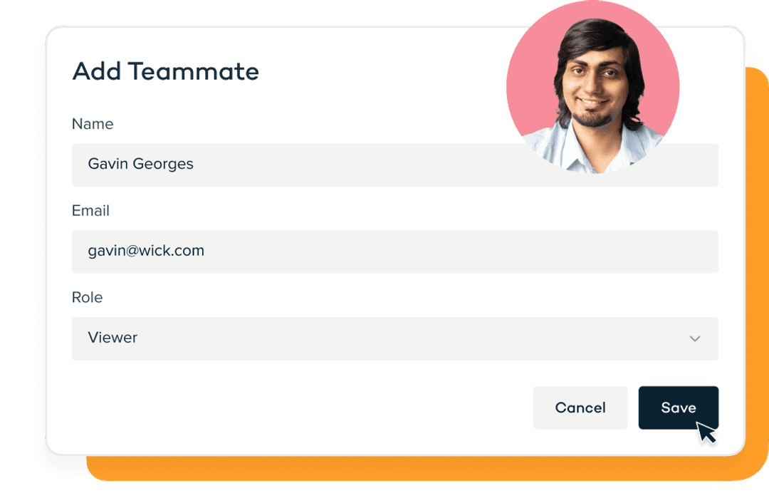 Visualization of Adding a teammate to Sprig account