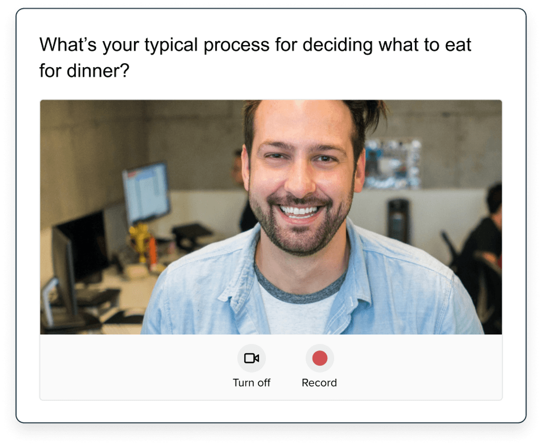 Video Survey Question