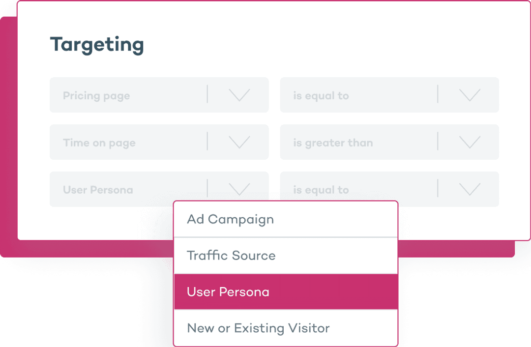 Targeting options with Sprig