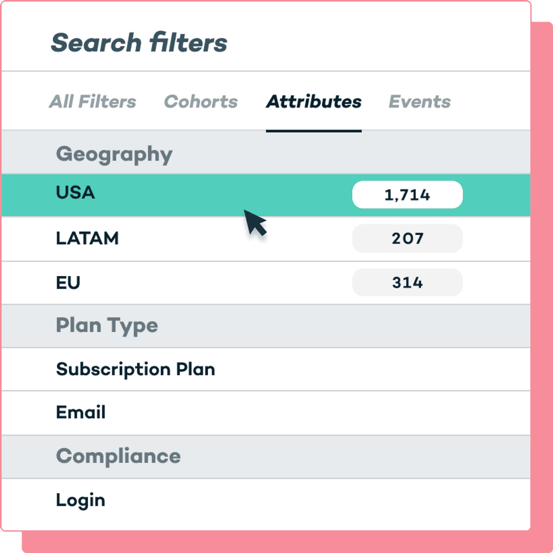 depiction of search functionality in Sprig