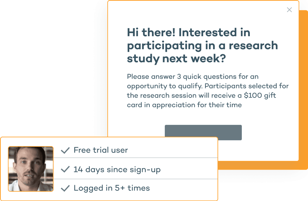 depiction of recruiting research participants with Sprig