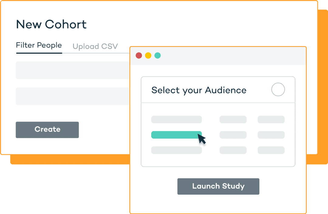 Depiction of building a research cohort