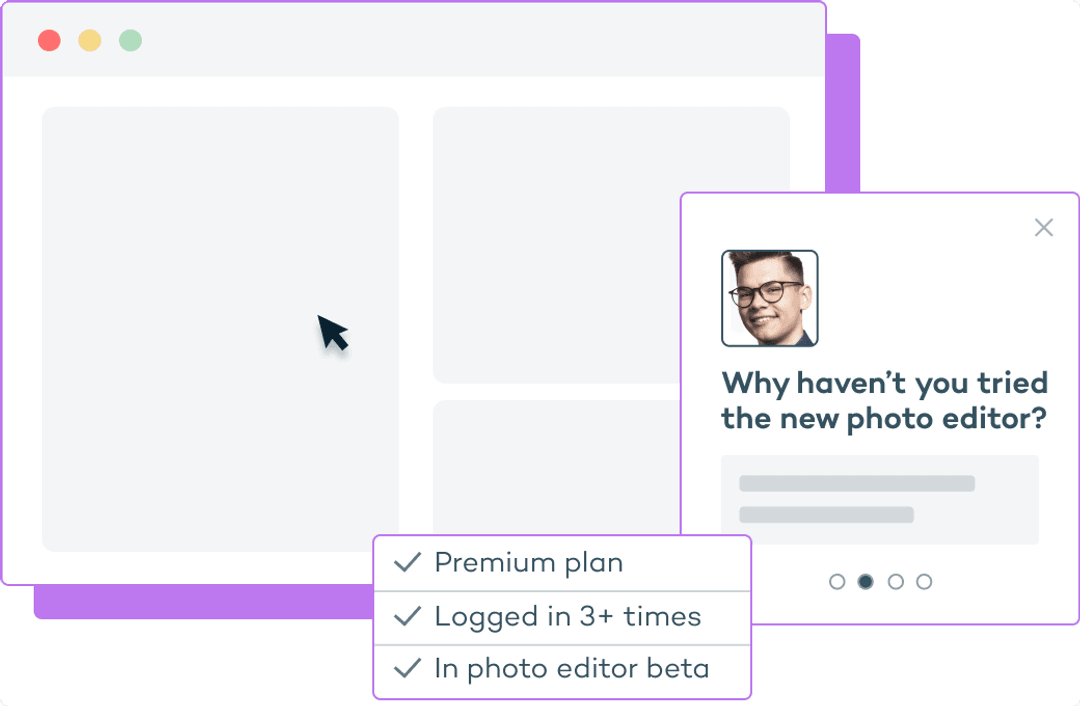 survey question and targeting options