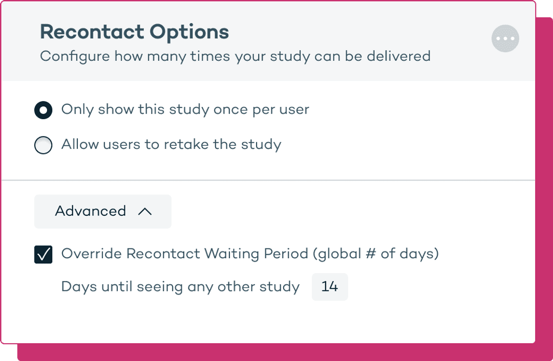 Recontact window