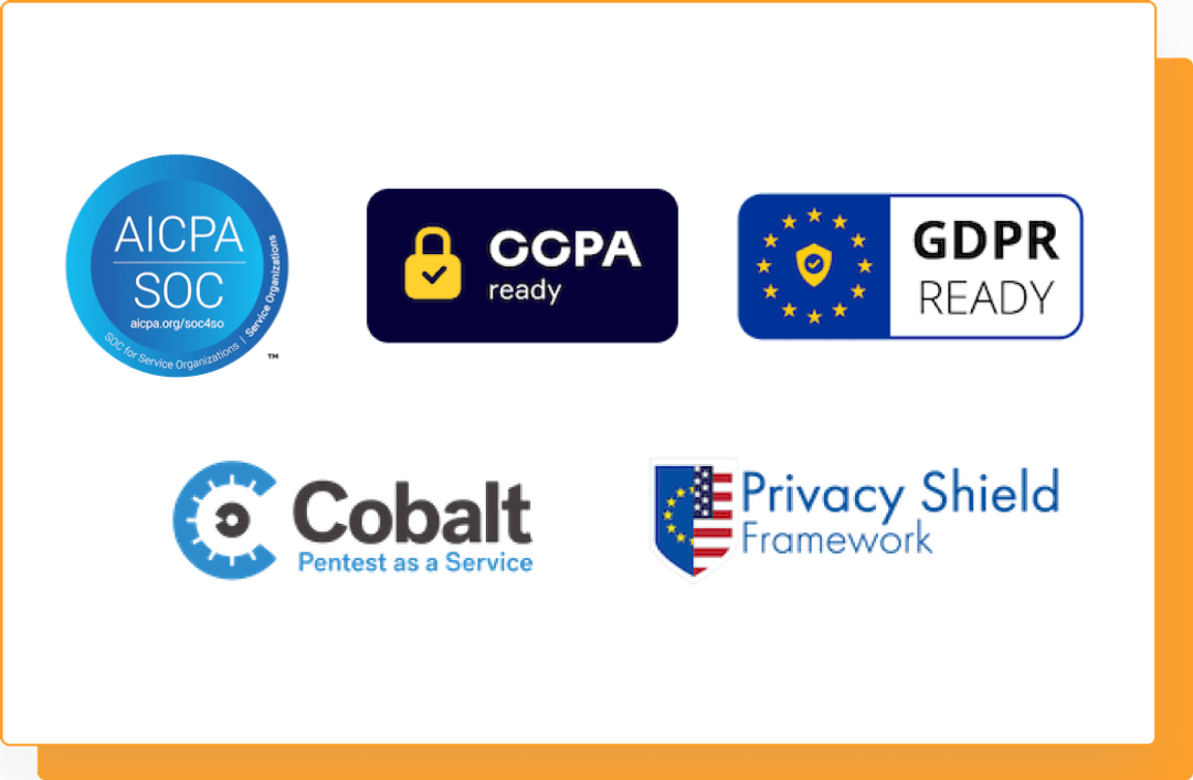 Security compliance logos