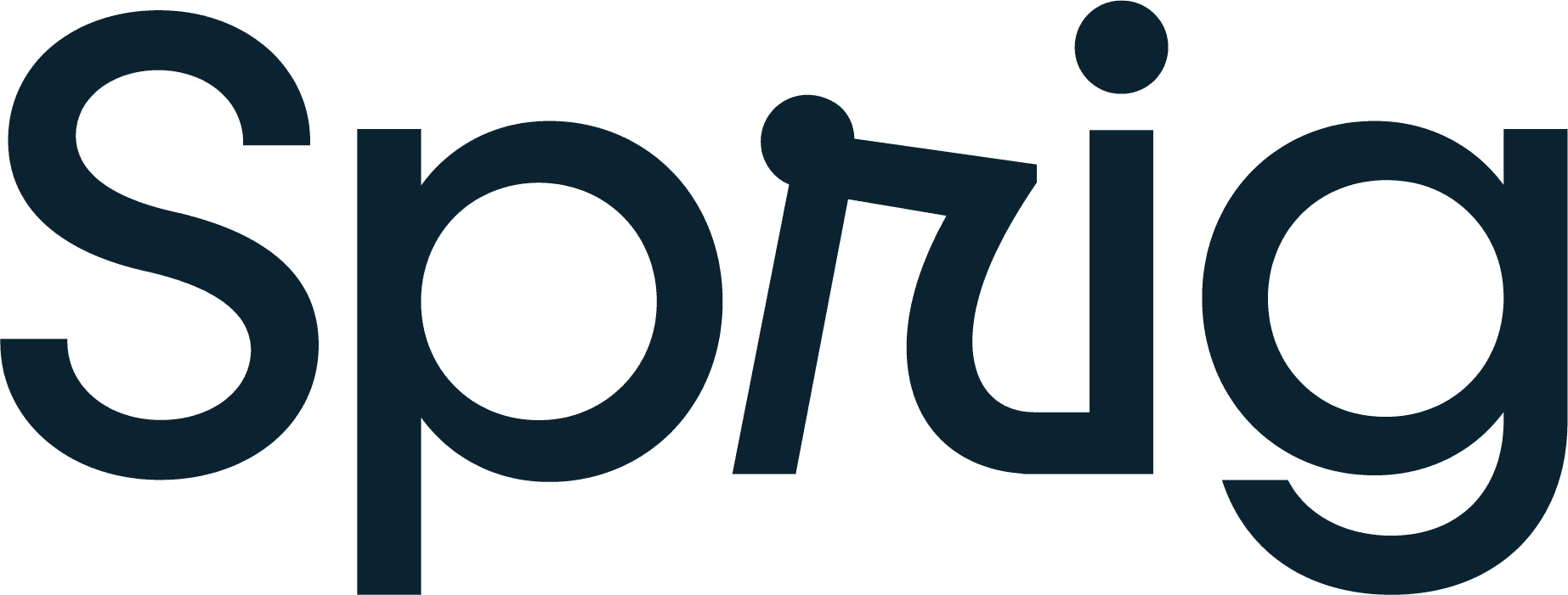 Sprig RGB Wordmark Navy