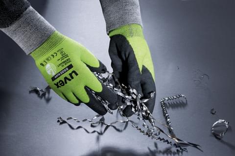 Green Glove Hand Protection