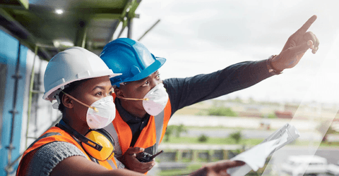 Lady in protective clothing 4
