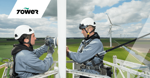 Workers on a Turbine