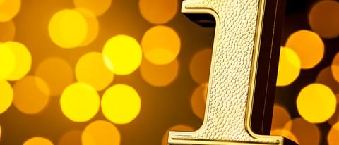 Ist place winners award trophy with gold number 2022 12 16 12 34 57 utc