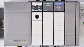 Allen-Bradley 500 PLC unit, consisting of separate elements