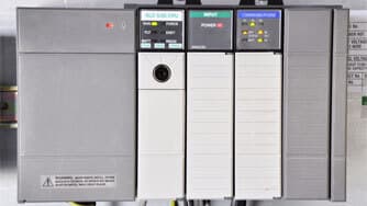 Allen-Bradley 500 PLC unit, consisting of separate elements