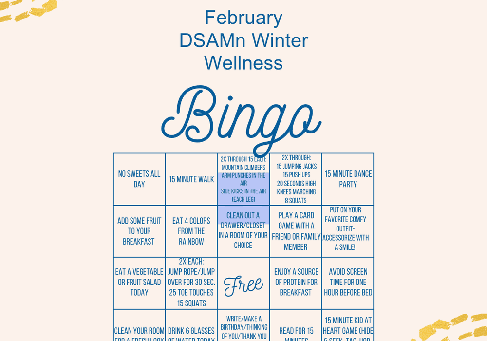 February Self Care Bingo Square 1