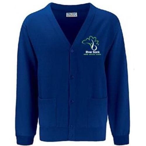 Royal Blue Sweat Cardigan