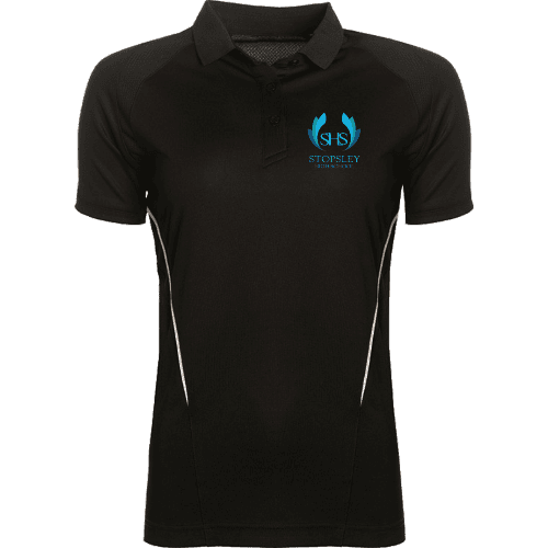 Black PE Polo Shirt (Girls)