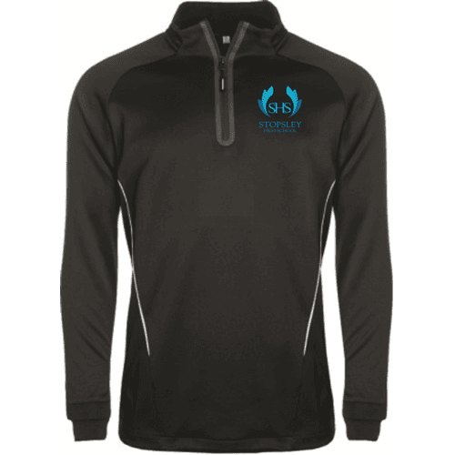 Black 1/4 Zip Top (Boys)