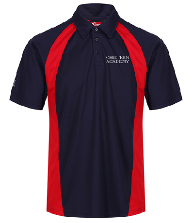 Navy/Scarlet Standard Fit PE Polo Shirt