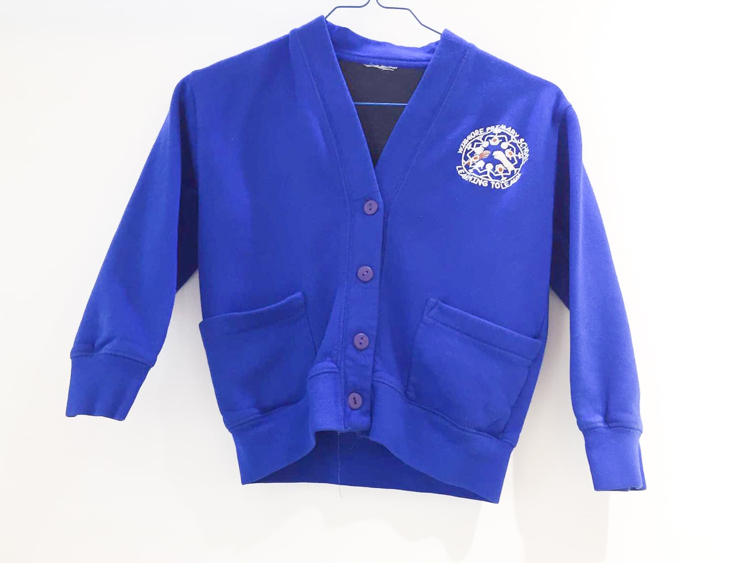 Blue Sweat Cardigan