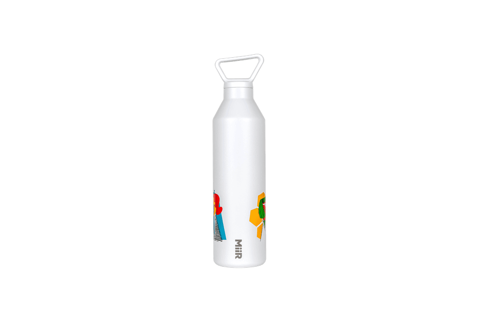 Michael Buchino water bottle transparent 1