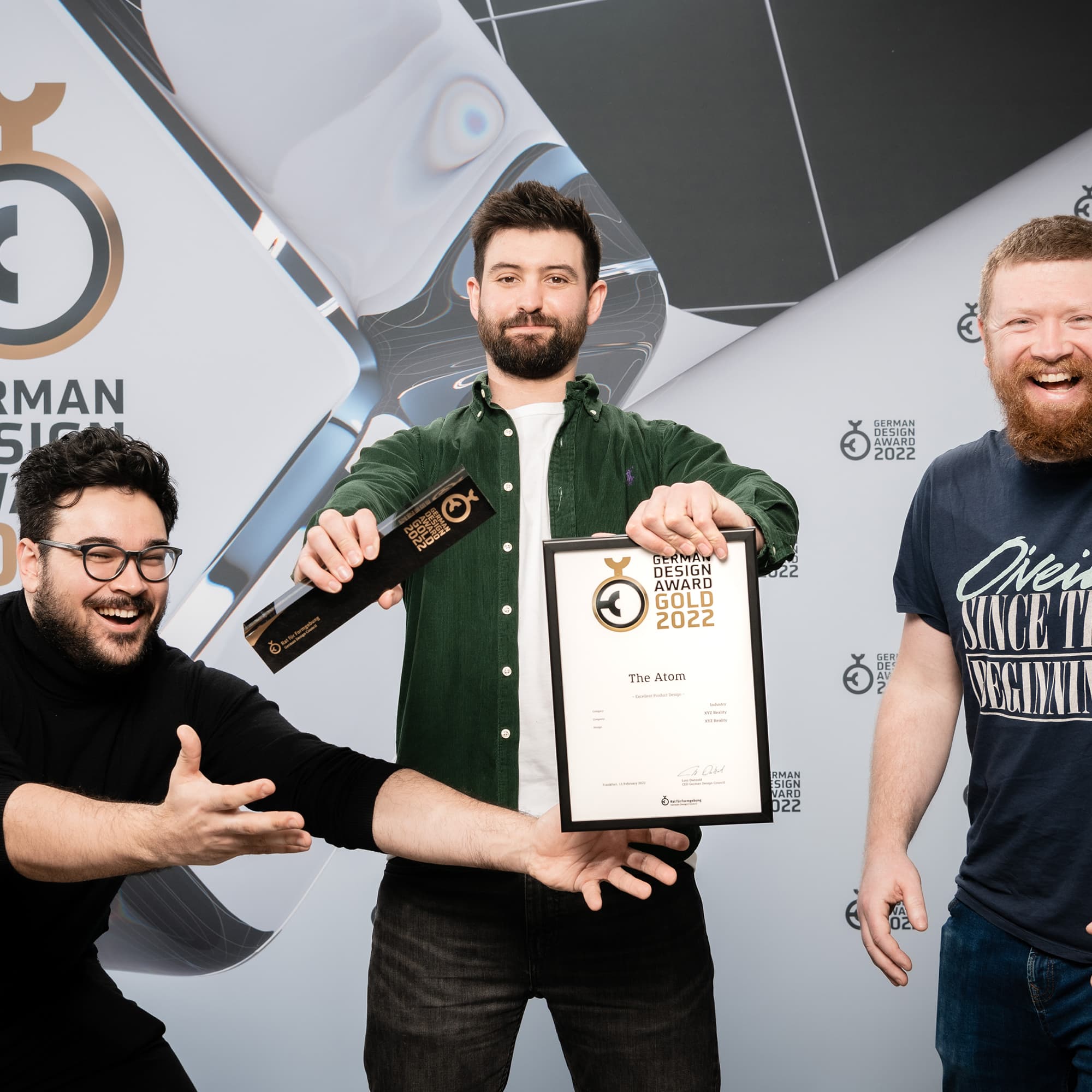 Atom wins German Design Award Gold