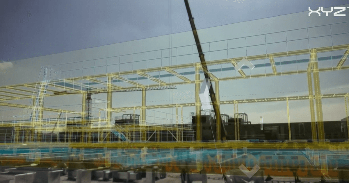 Hyperscale data center construction with augmented… | XYZ Reality